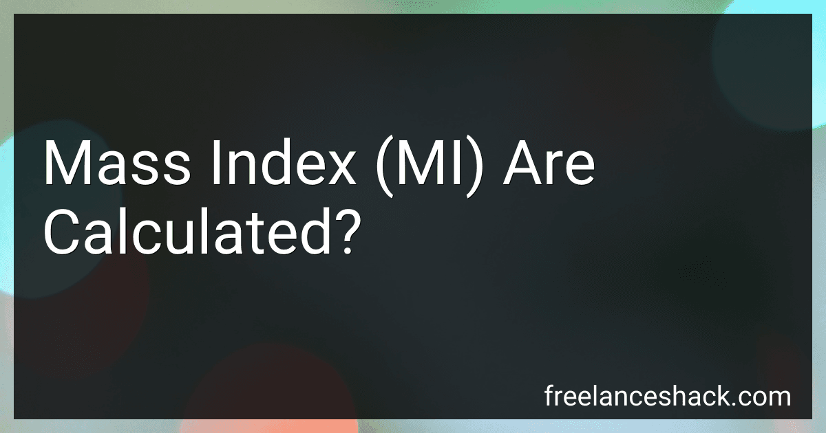 Mass Index (MI) Are Calculated? image