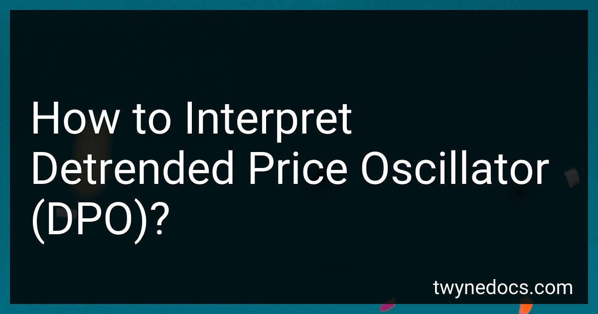 How to Interpret Detrended Price Oscillator (DPO)? image