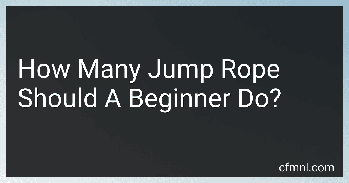 How Many Jump Rope Should A Beginner Do? preview