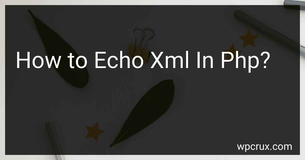 How to Echo Xml In Php? image