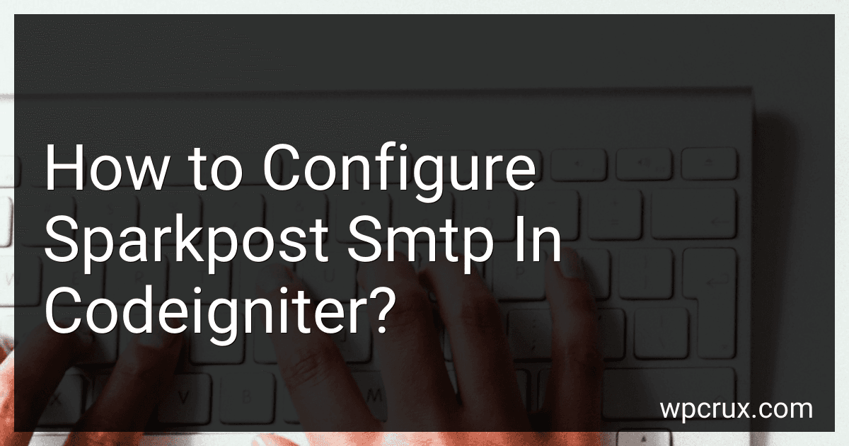 How to Configure Sparkpost Smtp In Codeigniter? image