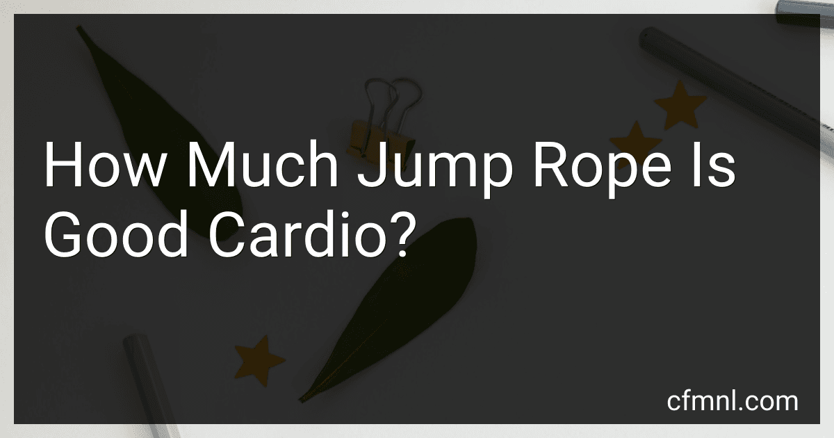 How Much Jump Rope Is Good Cardio? image