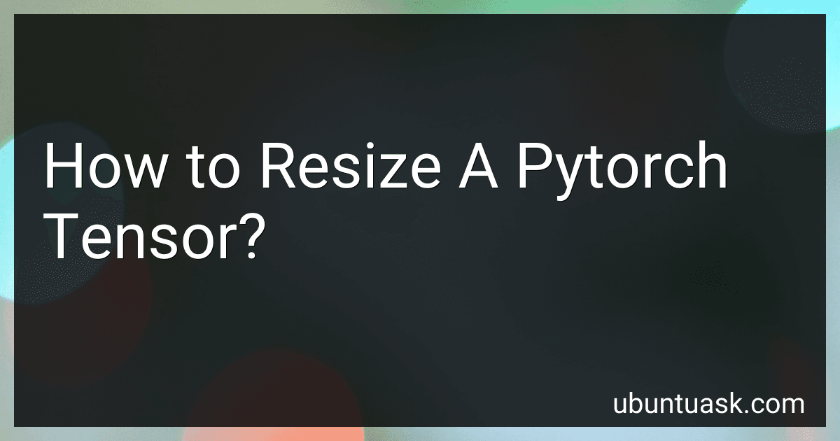How to Resize A Pytorch Tensor? image