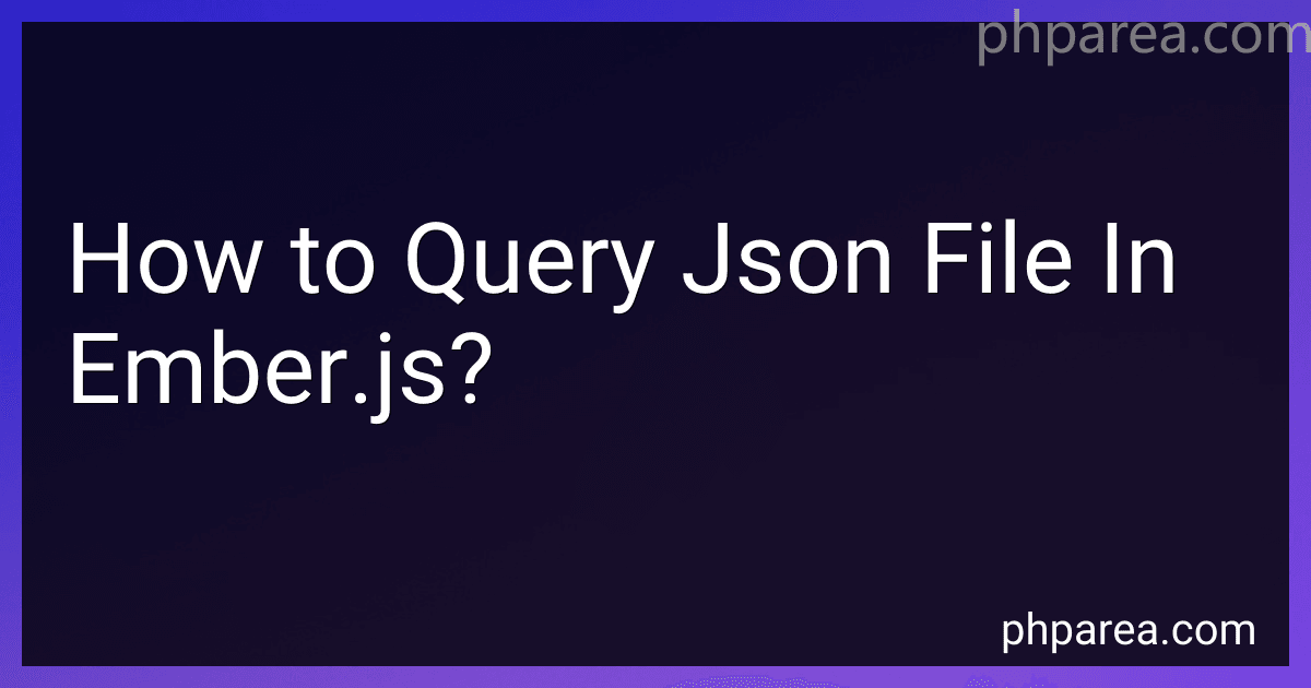 How to Query Json File In Ember.js? image
