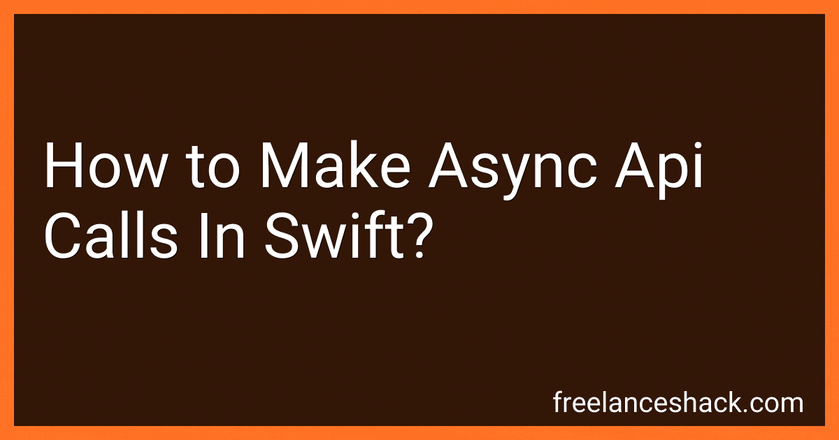How to Make Async Api Calls In Swift? image