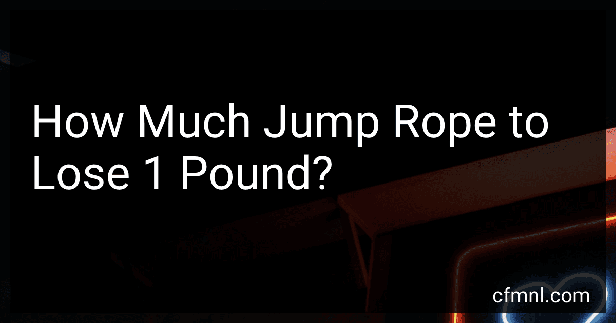 How Much Jump Rope to Lose 1 Pound? image