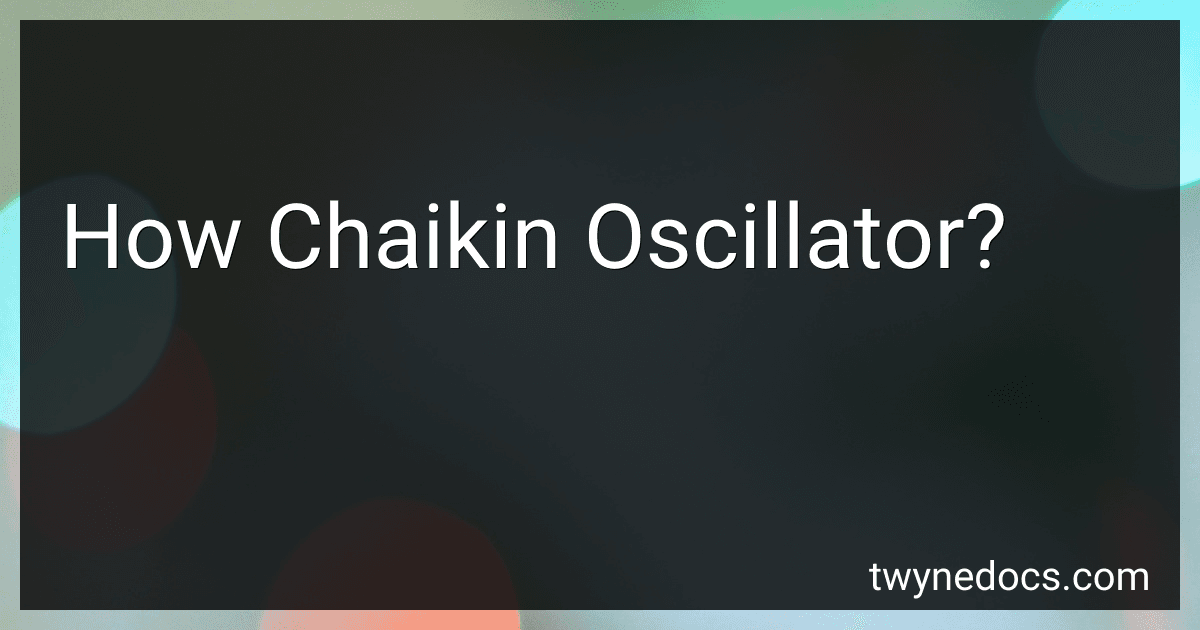 How Chaikin Oscillator? image