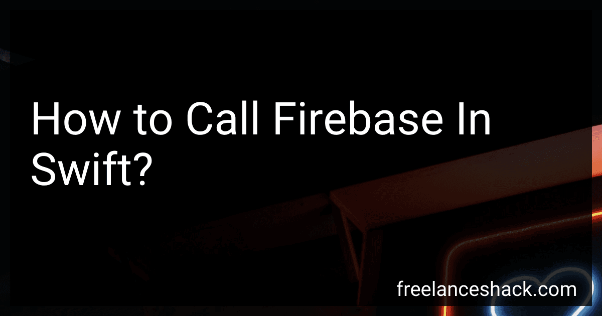 How to Call Firebase In Swift? image