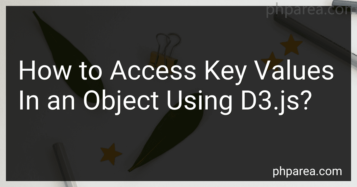 How to Access Key Values In an Object Using D3.js? image