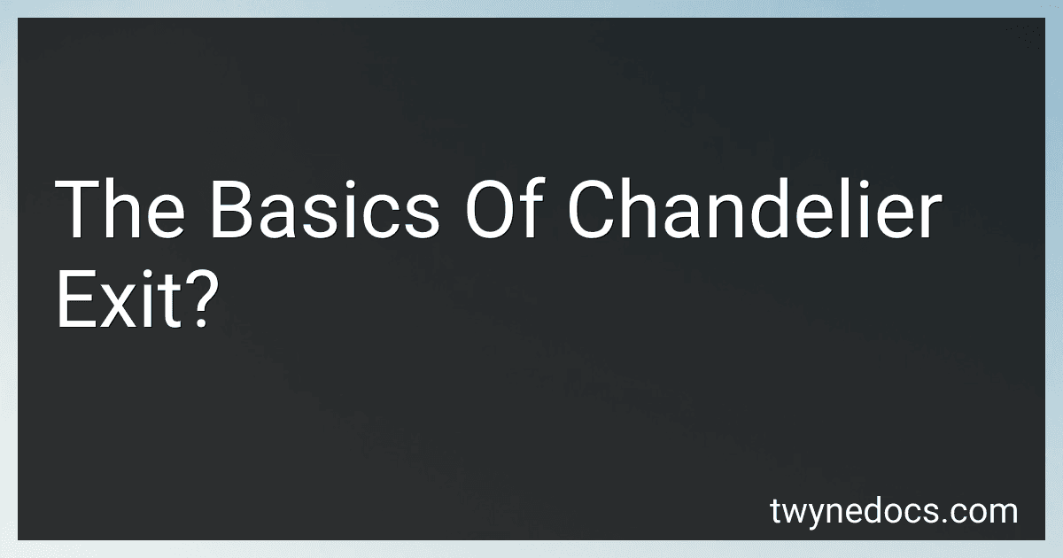 The Basics Of Chandelier Exit? image