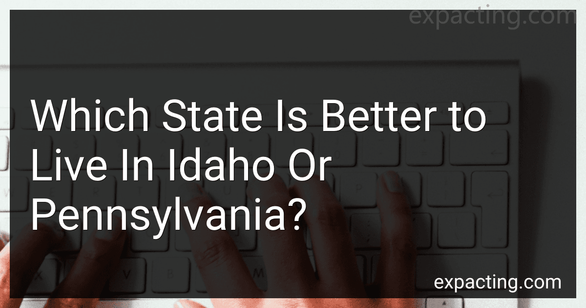 Which State Is Better to Live In Idaho Or Pennsylvania? preview
