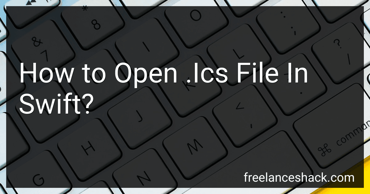 How to Open .Ics File In Swift? preview