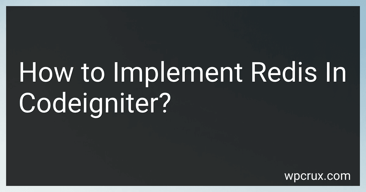 How to Implement Redis In Codeigniter? image