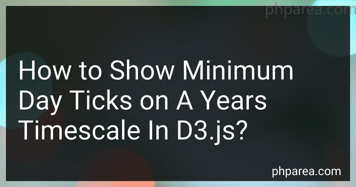How to Show Minimum Day Ticks on A Years Timescale In D3.js? image