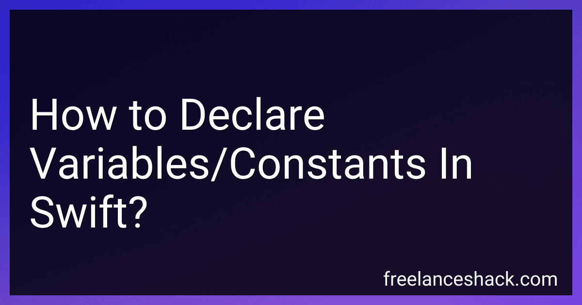 How to Declare Variables/Constants In Swift? preview