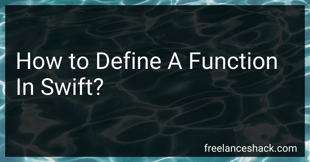 How to Define A Function In Swift? preview