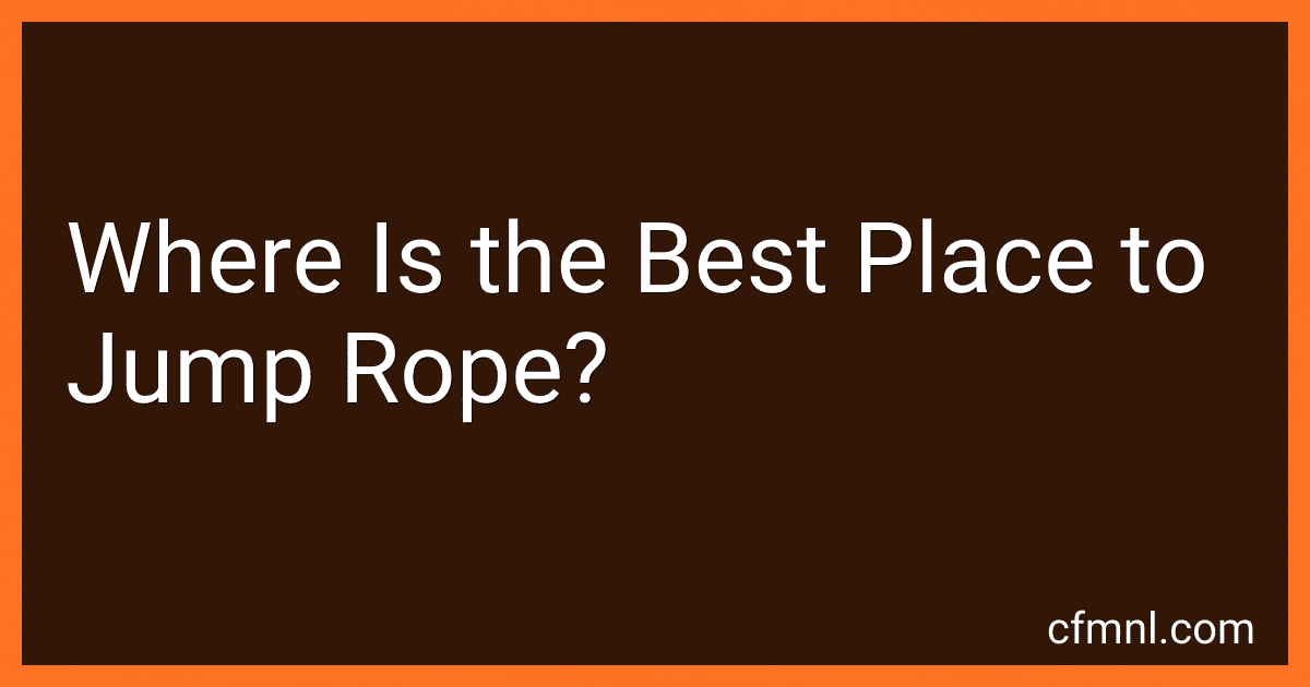 Where Is the Best Place to Jump Rope? preview
