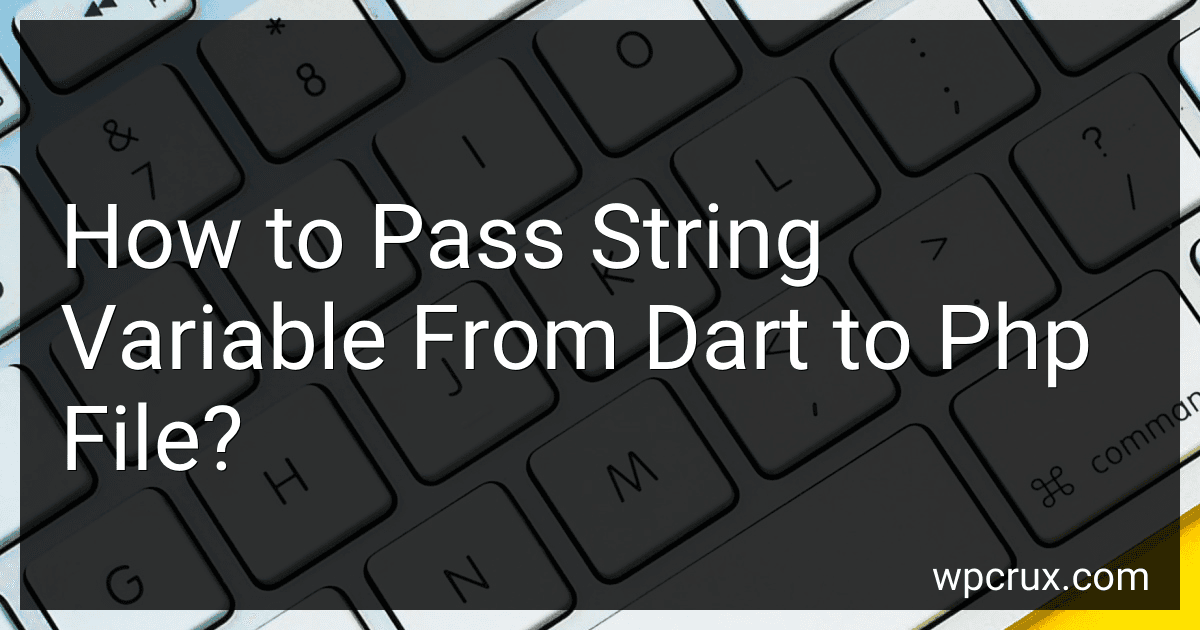 How to Pass String Variable From Dart to Php File? image