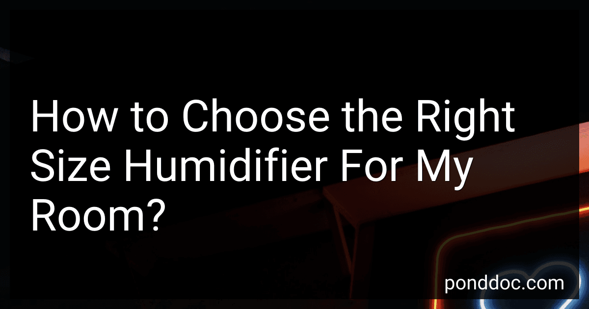 How to Choose the Right Size Humidifier For My Room? image