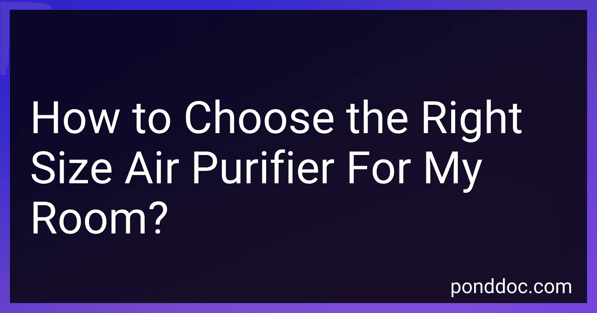 How to Choose the Right Size Air Purifier For My Room? image