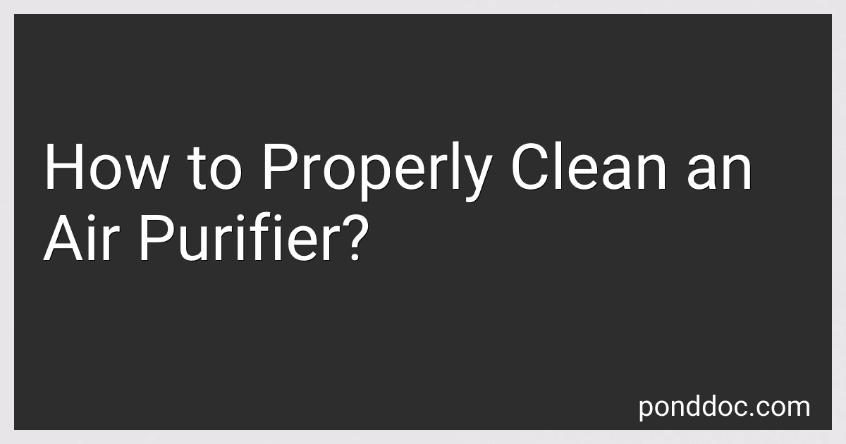How to Properly Clean an Air Purifier? image