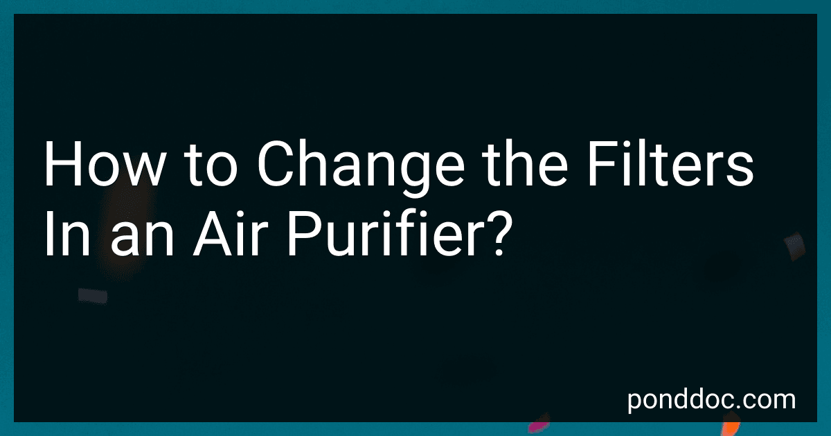 How to Change the Filters In an Air Purifier? image