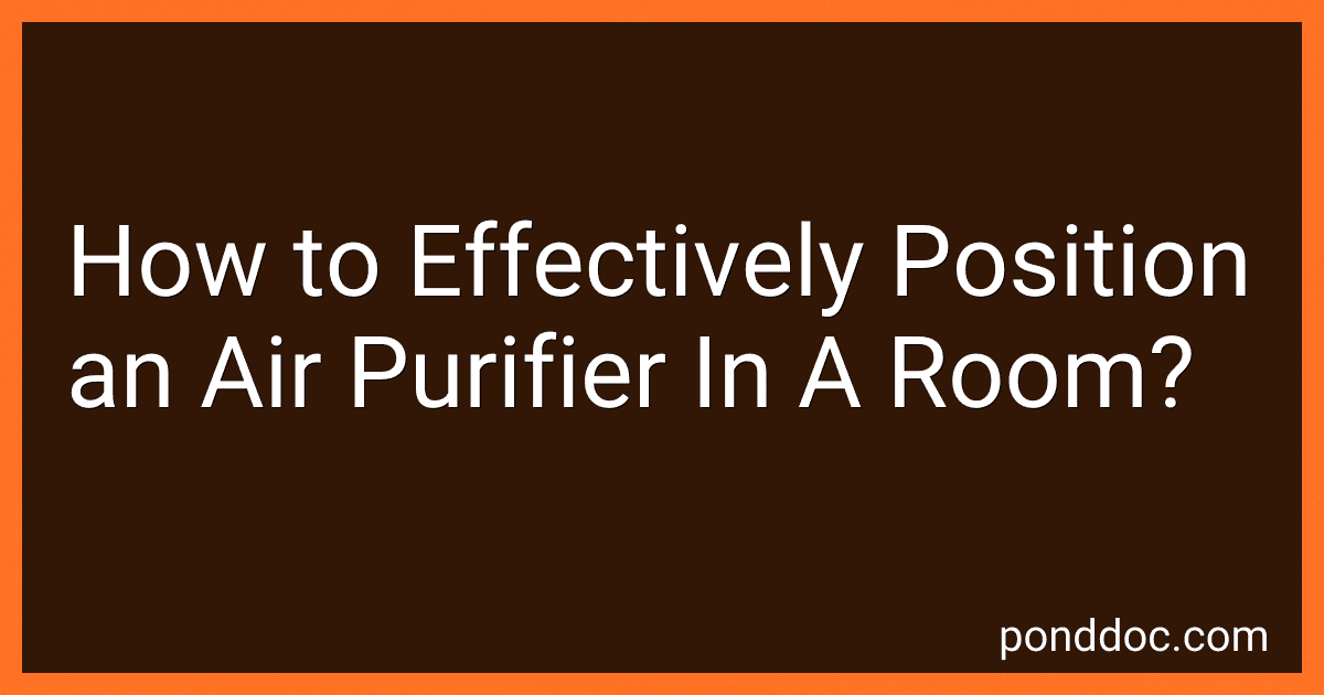 How to Effectively Position an Air Purifier In A Room? image
