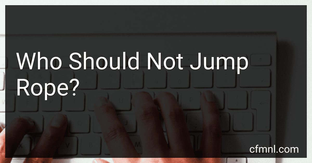 Who Should Not Jump Rope? preview