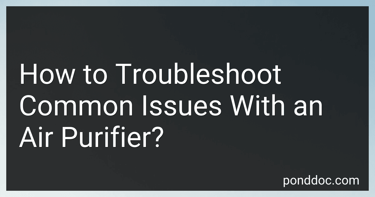How to Troubleshoot Common Issues With an Air Purifier? image