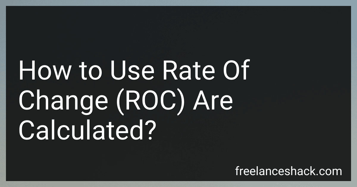 How to Use Rate Of Change (ROC) Are Calculated? preview