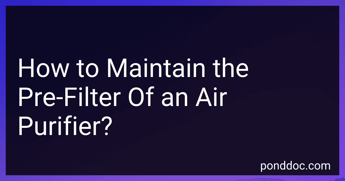 How to Maintain the Pre-Filter Of an Air Purifier? image