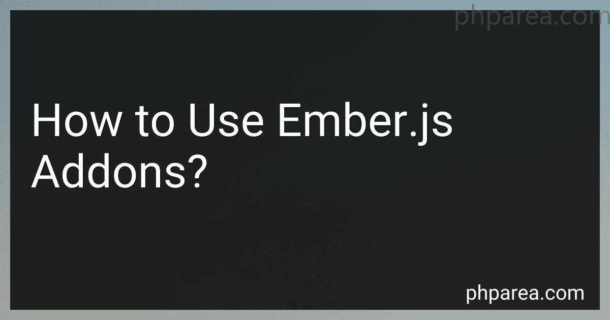 How to Use Ember.js Addons? image