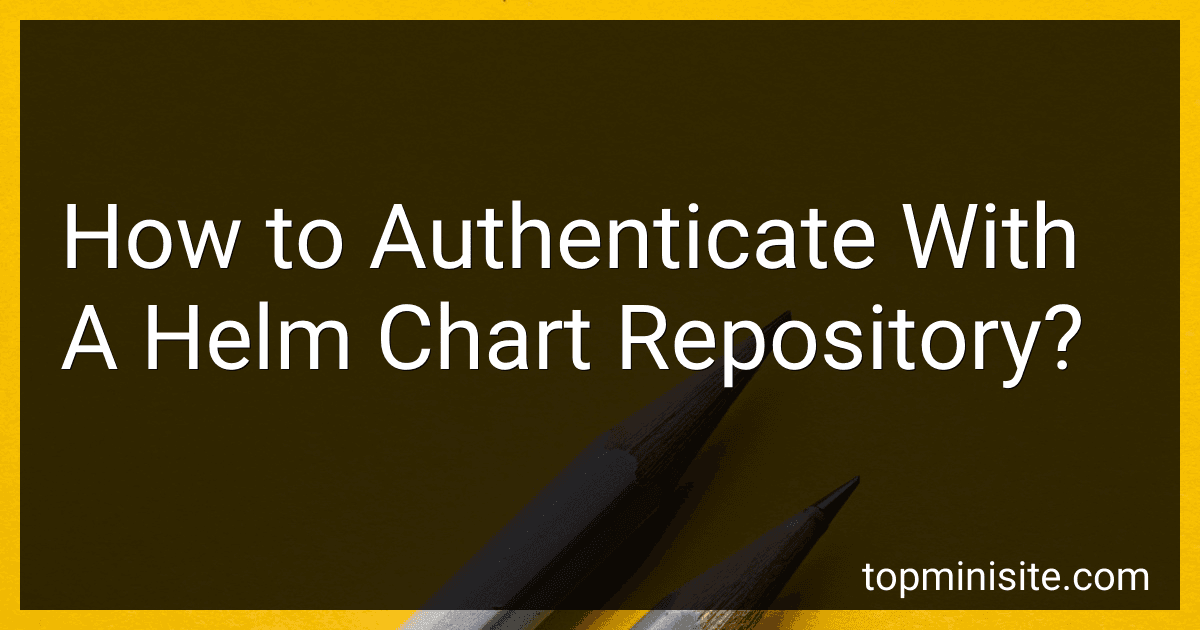 How to Authenticate With A Helm Chart Repository? image