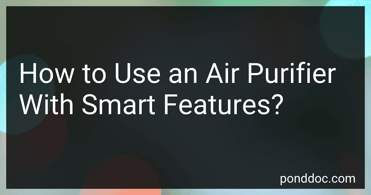 How to Use an Air Purifier With Smart Features? image