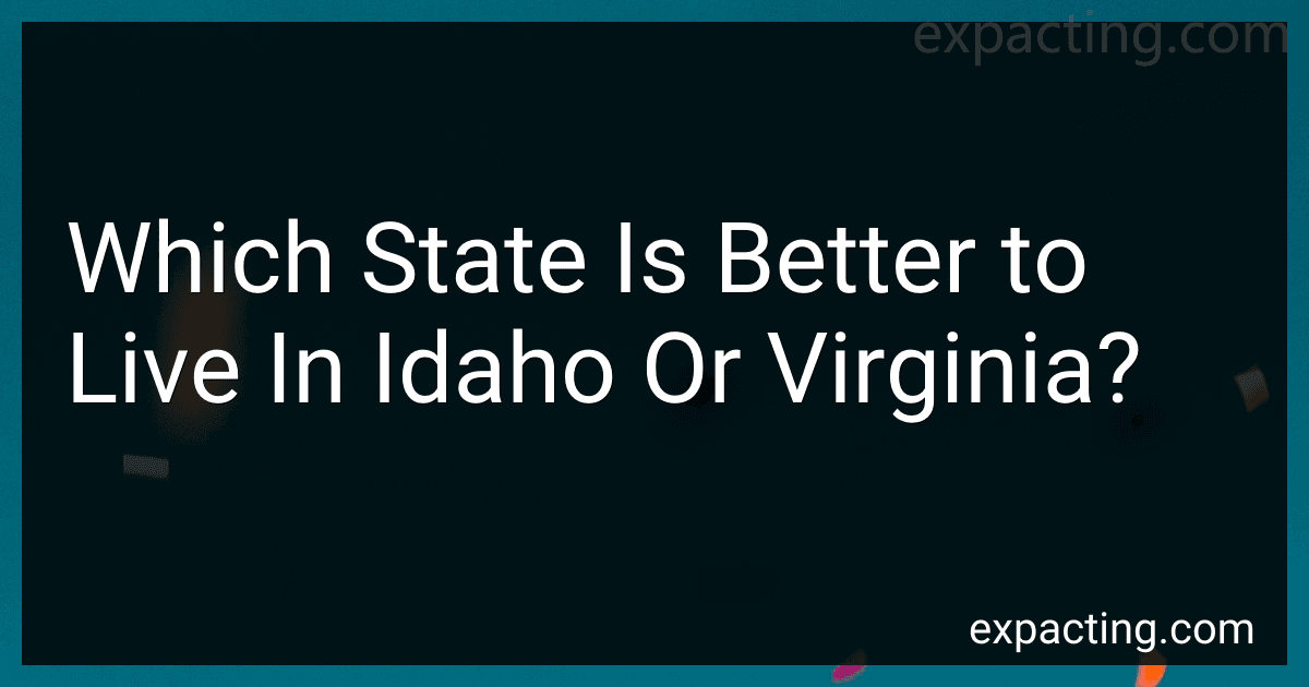 Which State Is Better to Live In Idaho Or Virginia? image