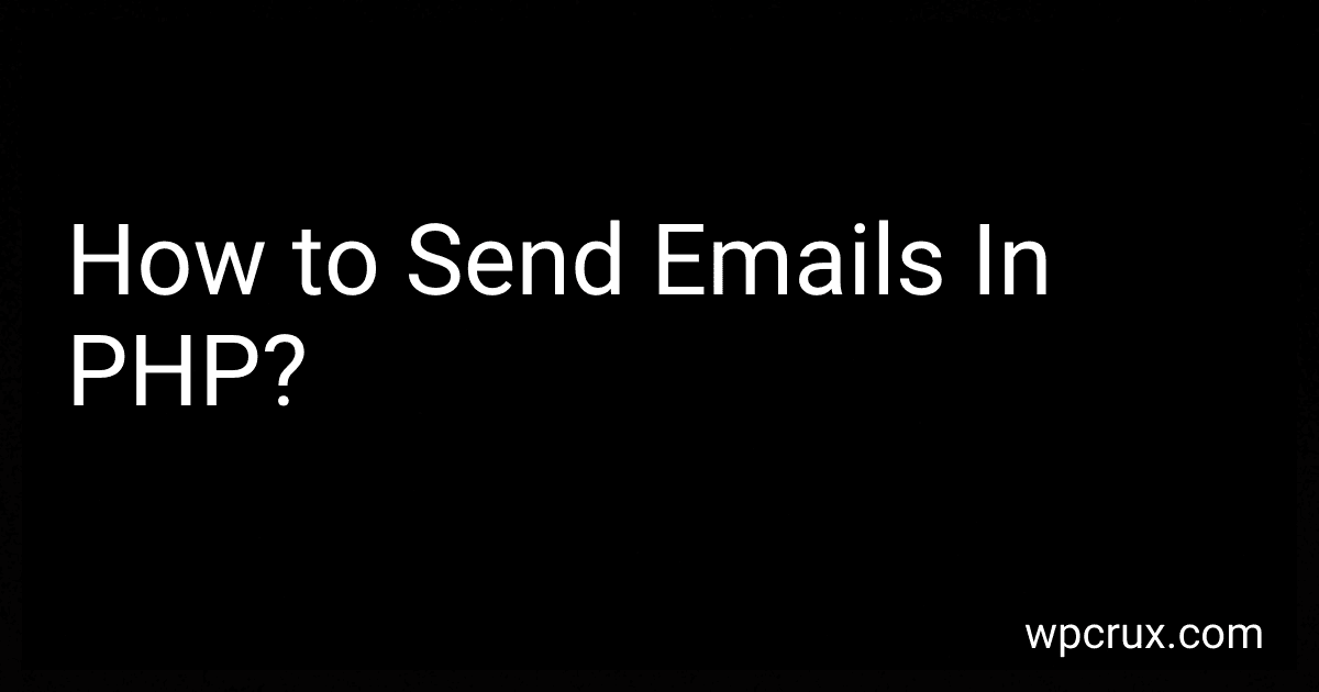 How to Send Emails In PHP? image