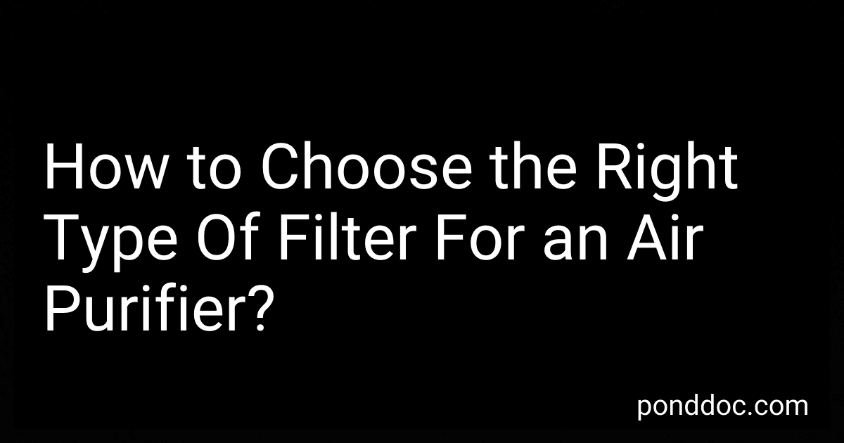 How to Choose the Right Type Of Filter For an Air Purifier? preview