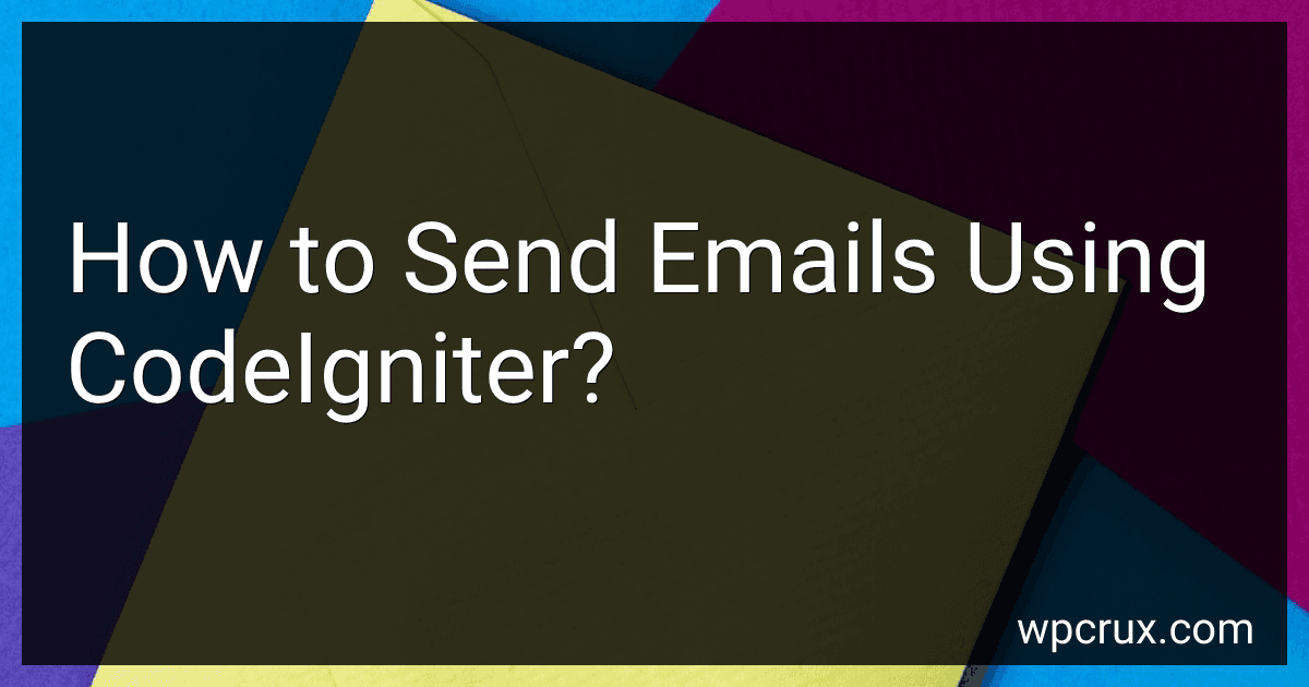 How to Send Emails Using CodeIgniter? image