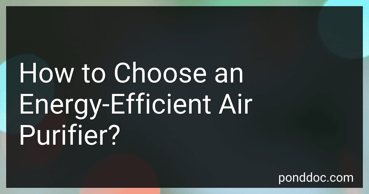 How to Choose an Energy-Efficient Air Purifier? image