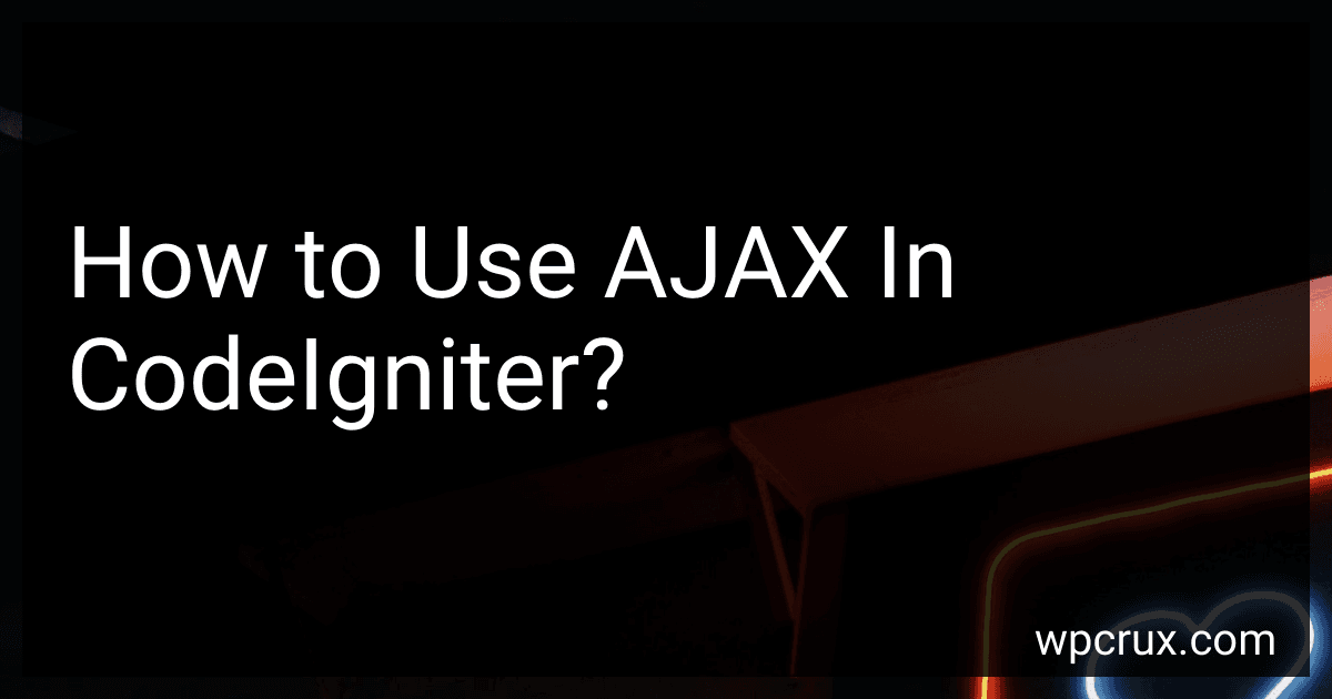 How to Use AJAX In CodeIgniter? image
