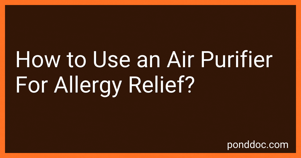 How to Use an Air Purifier For Allergy Relief? image