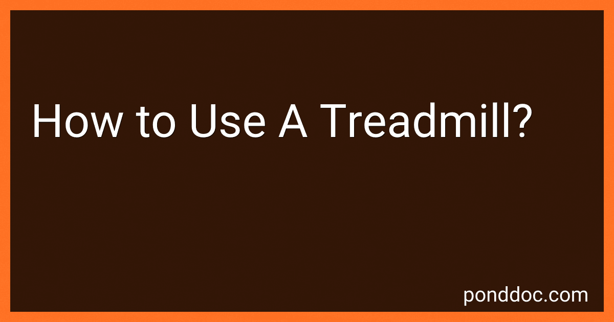 How to Use A Treadmill? image