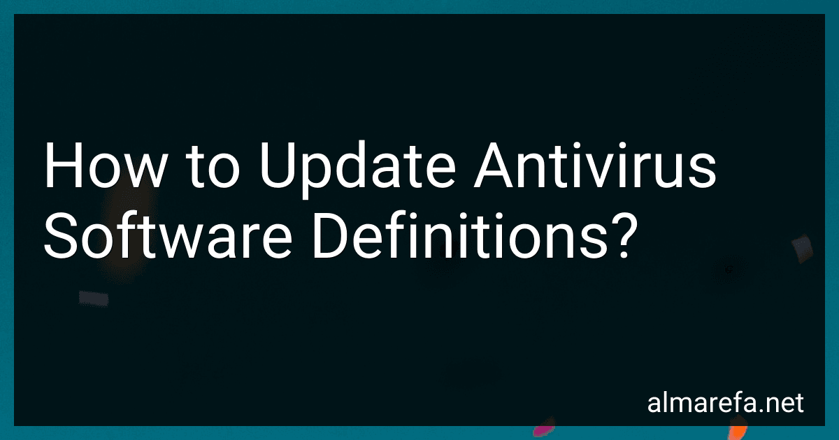 How to Update Antivirus Software Definitions? preview