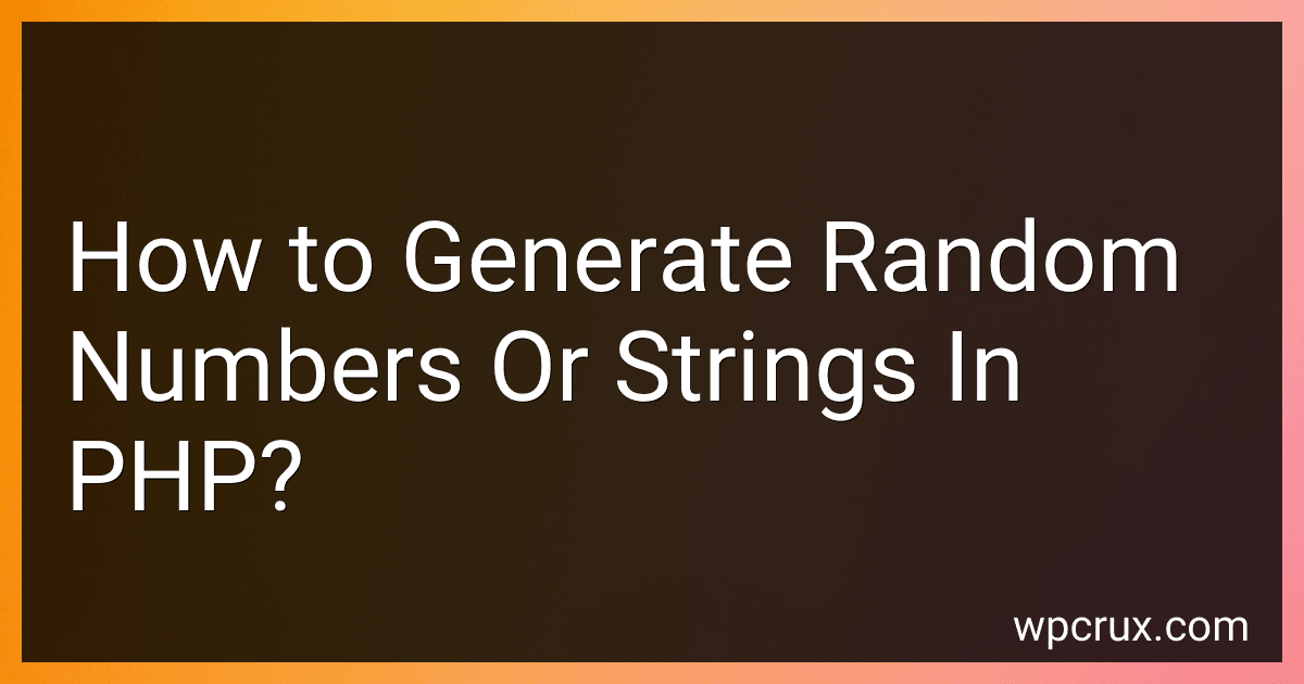 How to Generate Random Numbers Or Strings In PHP? image