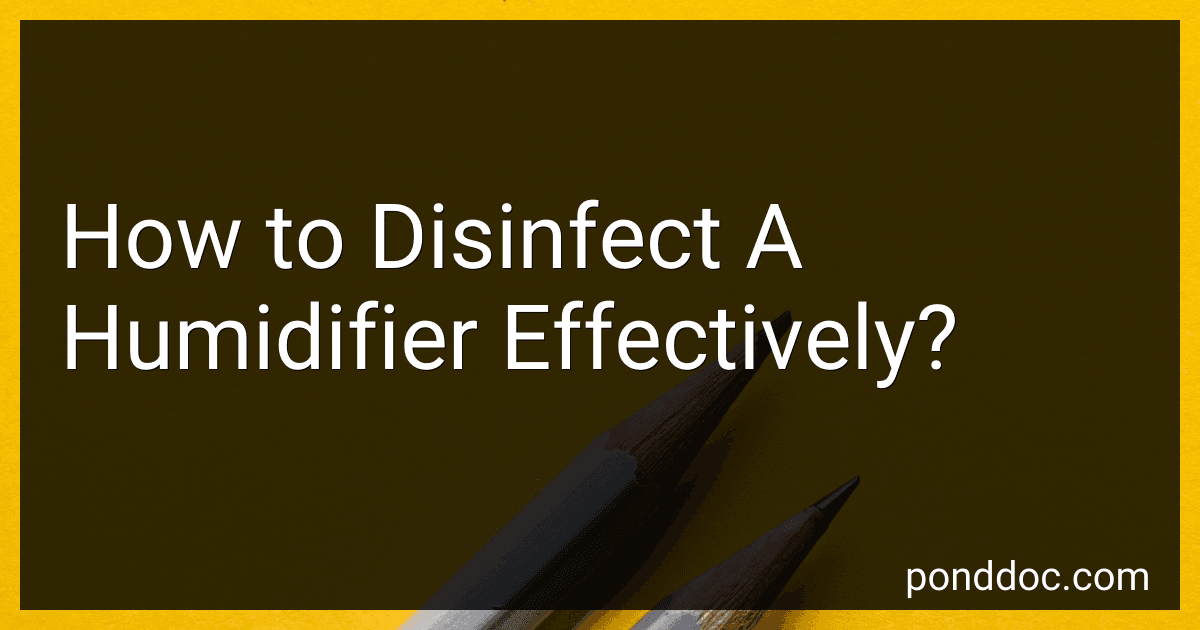 How to Disinfect A Humidifier Effectively? image