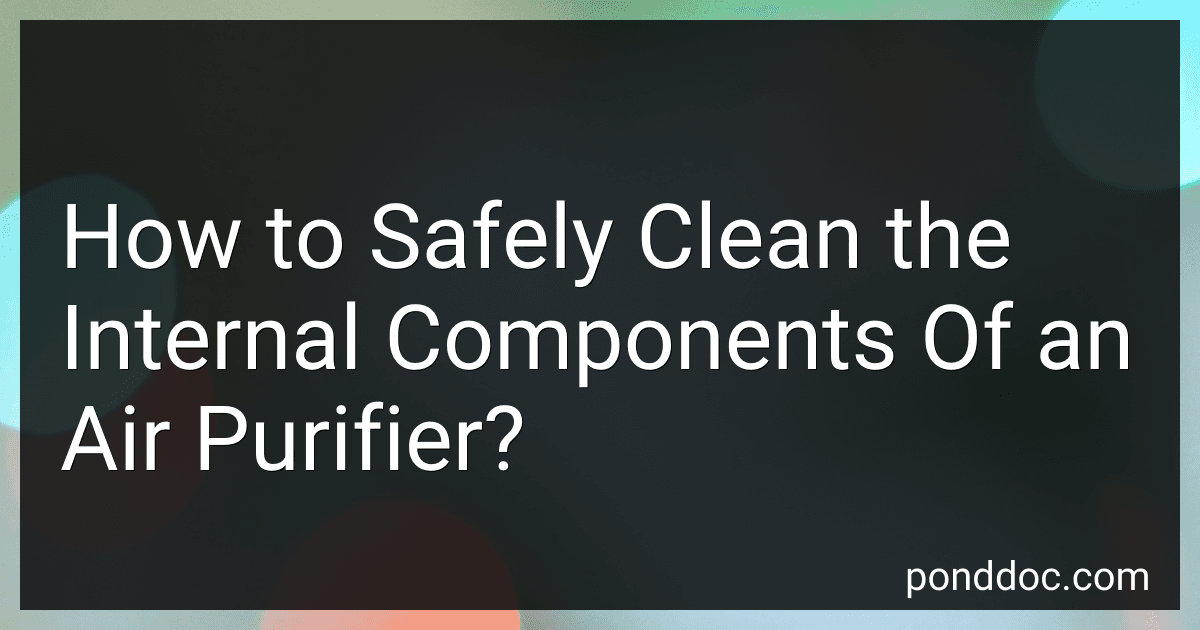 How to Safely Clean the Internal Components Of an Air Purifier? image
