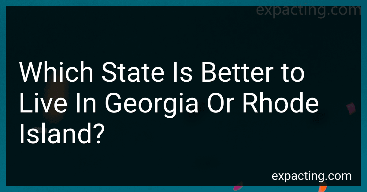 Which State Is Better to Live In Georgia Or Rhode Island? image