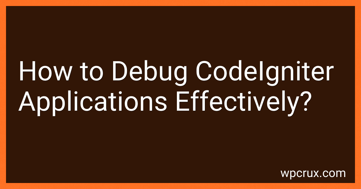How to Debug CodeIgniter Applications Effectively? image