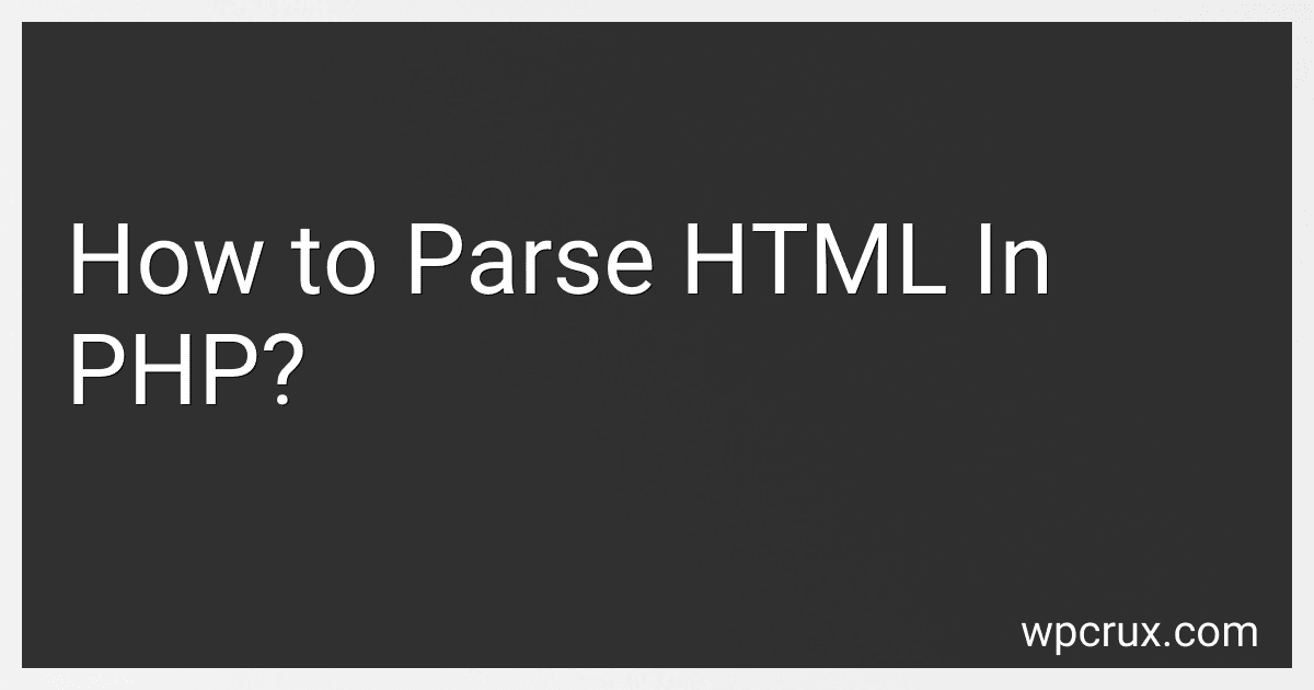 How to Parse HTML In PHP? image