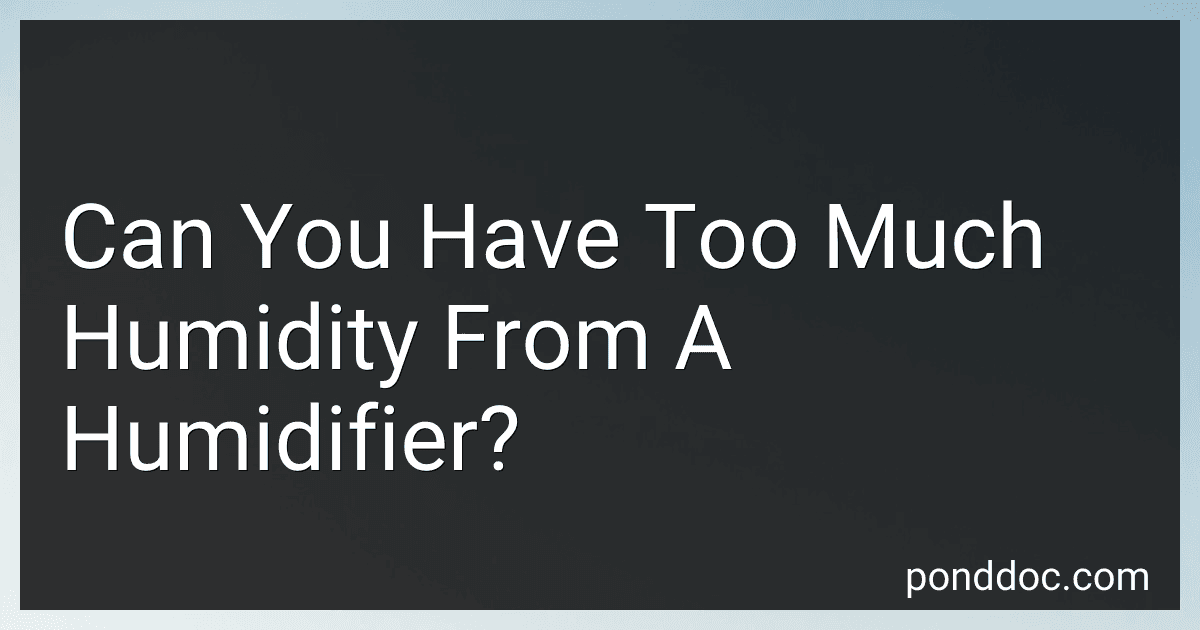 Can You Have Too Much Humidity From A Humidifier? image